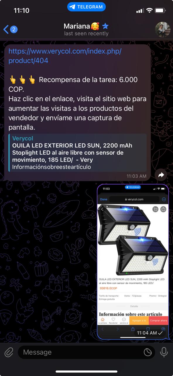 Testimonio en TikTok de una víctima de la estafa