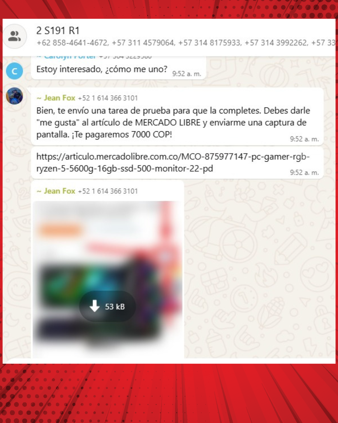 Promesas de pagos iniciales para ganar confianza