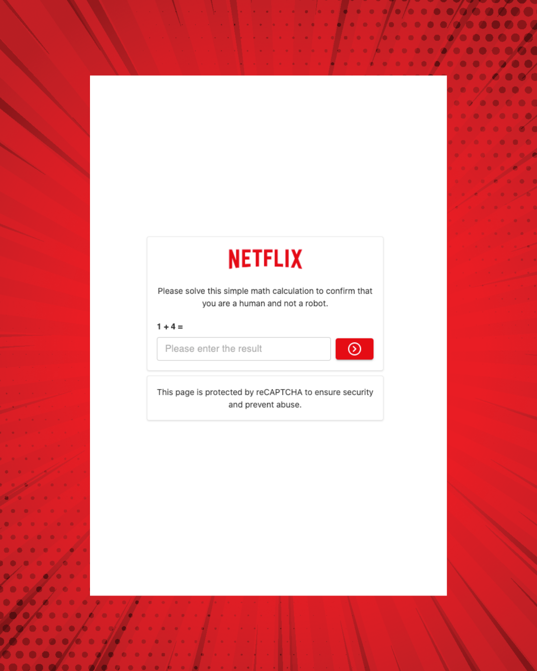 Detalle de la URL falsa en la página de inicio de sesión