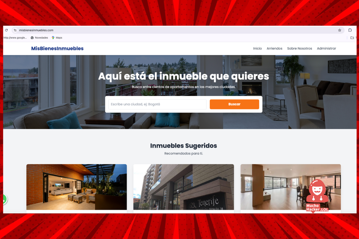Detalles del método de pago falso, mostrando una lista extensa de entidades bancarias simuladas.
